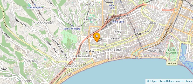 localisation de l'entreprise MONSIEUR OCTAVIAN BUDU à NICE