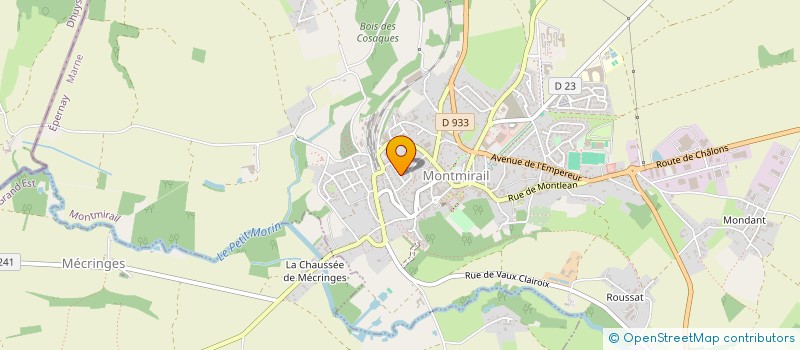 localisation de l'entreprise MONSIEUR OCTAVIAN MELNICIUC  MONTMIRAIL