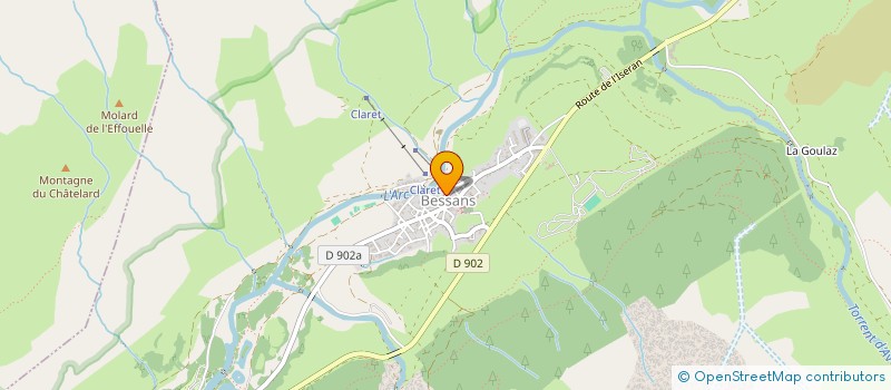 localisation de l'entreprise MONSIEUR OCTAVIEN CADOUX  VAL-CENIS