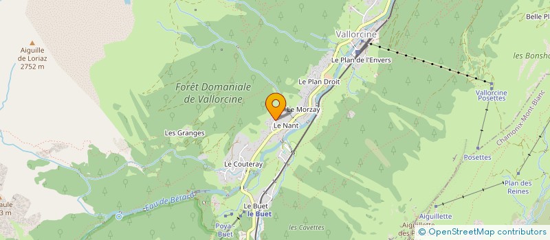 localisation de l'entreprise MONSIEUR OCTAVIO DEFAZIO  VALLORCINE