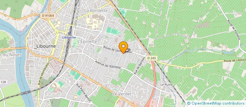 localisation de l'entreprise MONSIEUR OCTAVIO MORAIS BARREIRA  LIBOURNE