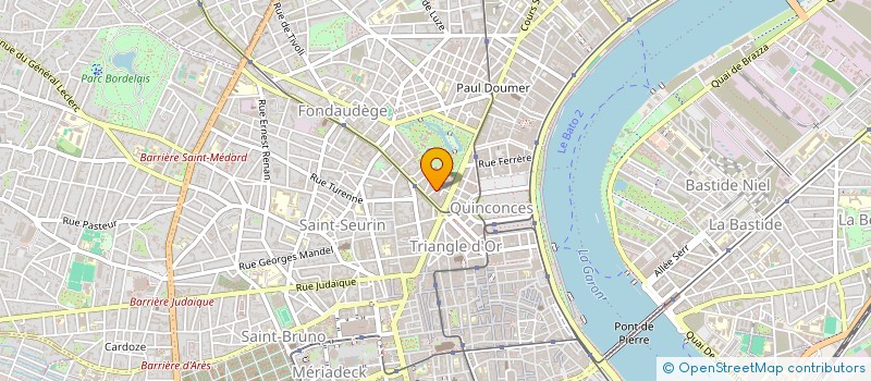 localisation de l'entreprise MONSIEUR OCTAVIO RODRIGUES  BORDEAUX