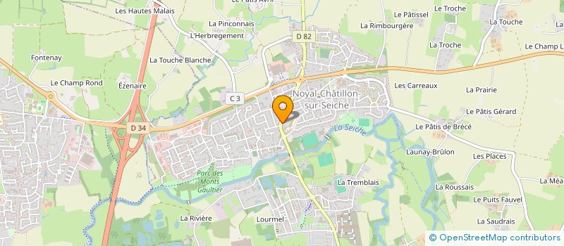 localisation de l'entreprise MONSIEUR OCTAVIO SANTOS MENGUE à NOYAL-CHATILLON-SUR-SEICHE