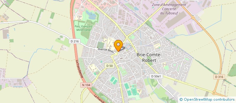 localisation de l'entreprise MONSIEUR ODEILSON TAVARES DE ASSIS  BRIE-COMTE-ROBERT