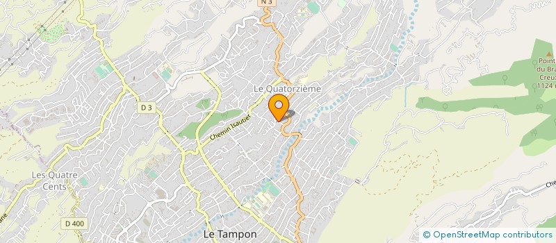 localisation de l'entreprise MONSIEUR ODELE CELESTE à LE TAMPON