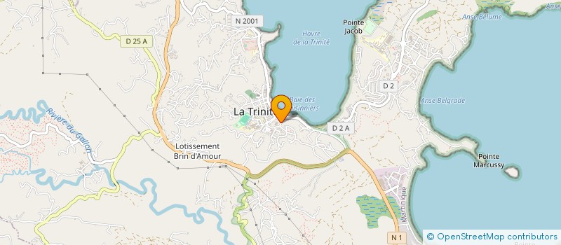 localisation de l'entreprise MONSIEUR ODET GUION-FRIRMIN à LA TRINITE