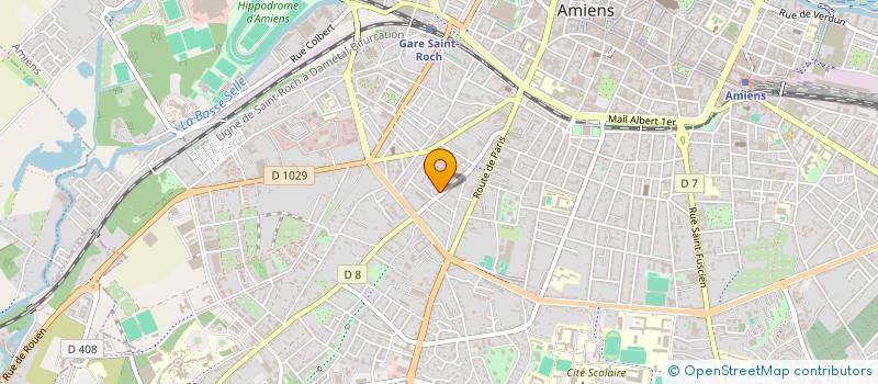 localisation de l'entreprise MONSIEUR ODETTE DILLOARD à AMIENS
