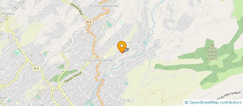 localisation de l'entreprise MONSIEUR ODGER DIJOUX  LE TAMPON