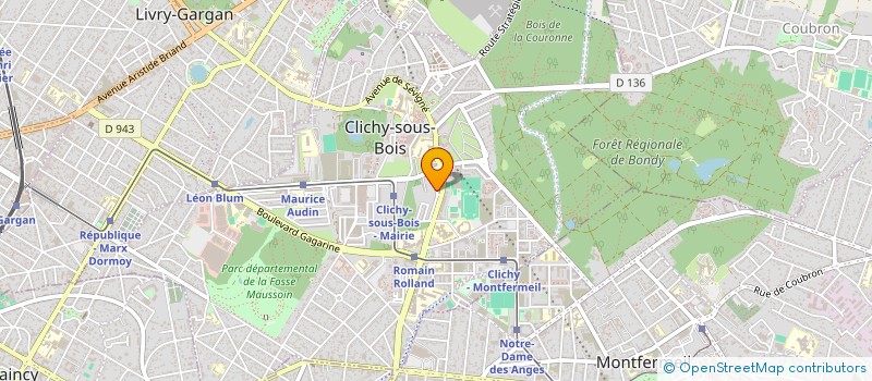 localisation de l'entreprise MONSIEUR ODI BESSEKON à CLICHY-SOUS-BOIS