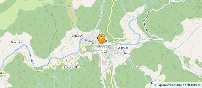 localisation de l'entreprise MONSIEUR ODILE BROUILLET  SAINT-JEAN-DU-BRUEL