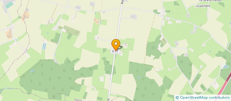 localisation de l'entreprise MONSIEUR ODILE PINEAU  PARCE SUR SARTHE