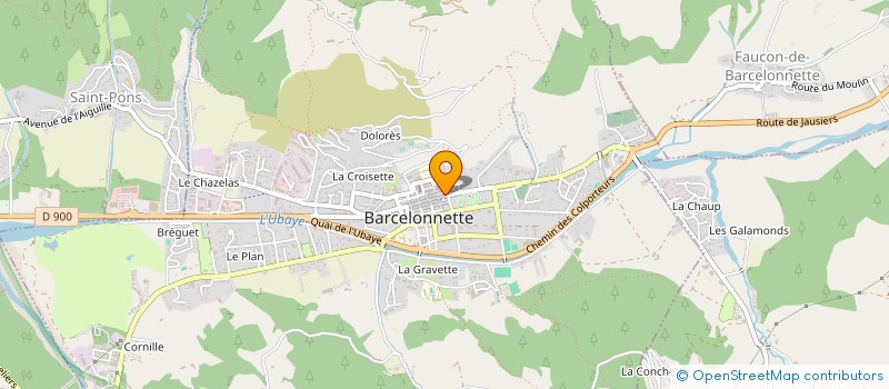 localisation de l'entreprise MONSIEUR ODILON FERRAN  BARCELONNETTE