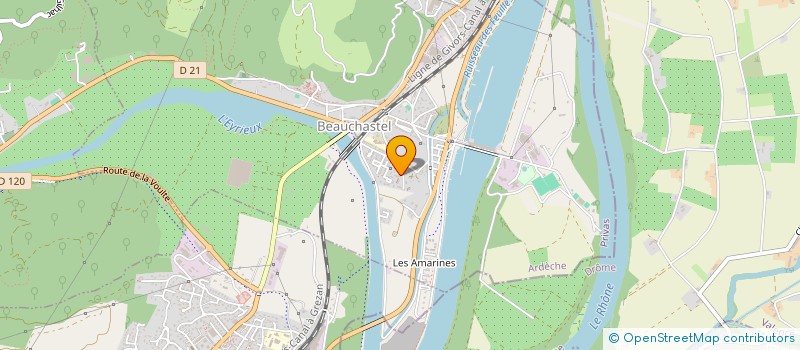 localisation de l'entreprise MONSIEUR ODILON THIOUX  BEAUCHASTEL