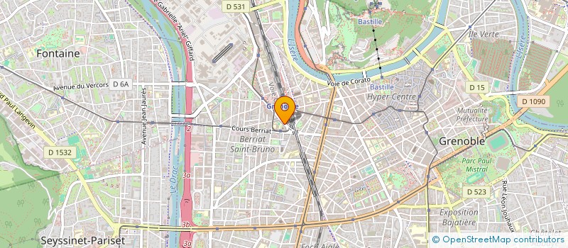 localisation de l'entreprise MONSIEUR ODILON WASAULUA à GRENOBLE