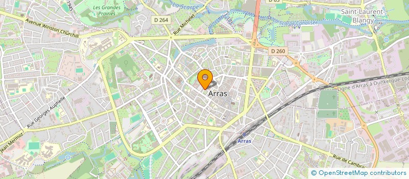 localisation de l'entreprise MONSIEUR ODIN GARRIGUE  ARRAS