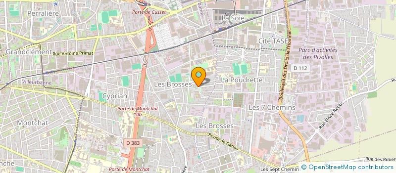 localisation de l'entreprise MONSIEUR ODIRA CHUKWU  VILLEURBANNE