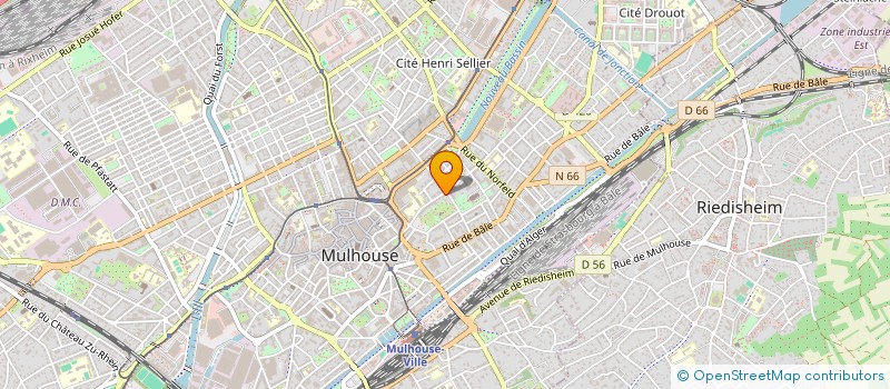 localisation de l'entreprise MONSIEUR ODJE YAPI  MULHOUSE