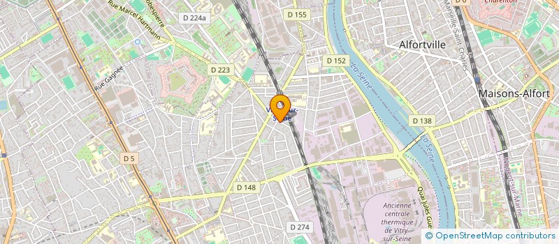 localisation de l'entreprise MONSIEUR ODON MAYAMBA KORANKO  VITRY-SUR-SEINE