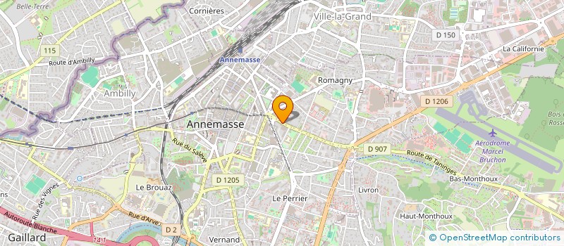 localisation de l'entreprise MONSIEUR ODOUNLAMI ADEOTCHOUN  ANNEMASSE