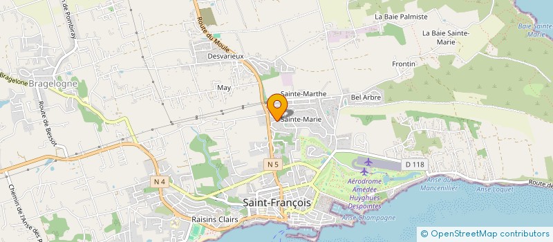 localisation de l'entreprise MONSIEUR ODY CHARLES BELAMOUR à SAINT-FRANCOIS
