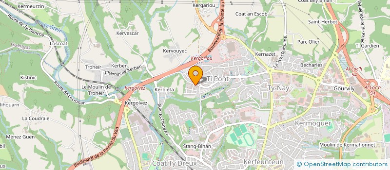 localisation de l'entreprise MONSIEUR OGUN YAVUZ  QUIMPER