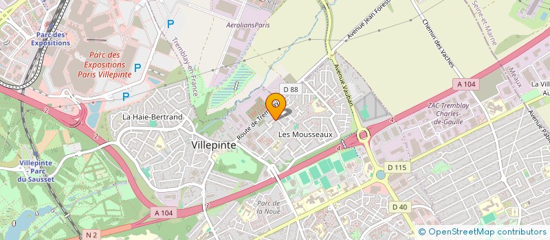 localisation de l'entreprise MONSIEUR OGUZ SARI  VILLEPINTE