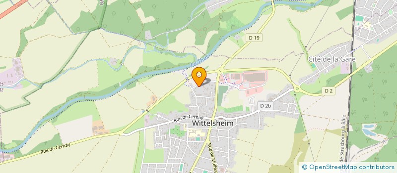 localisation de l'entreprise MONSIEUR OGUZ YUCEL  WITTELSHEIM