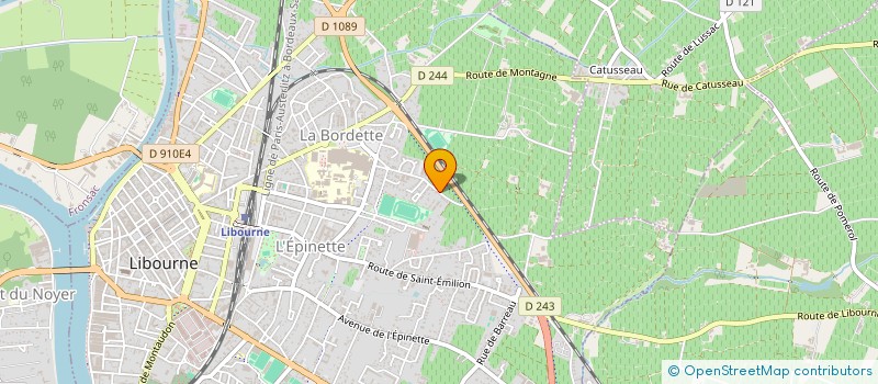 localisation de l'entreprise MONSIEUR OGUZHAN AYDIN  LIBOURNE