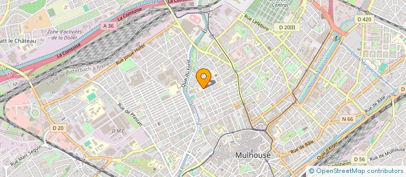 localisation de l'entreprise MONSIEUR OGUZHAN BASTURK  MULHOUSE