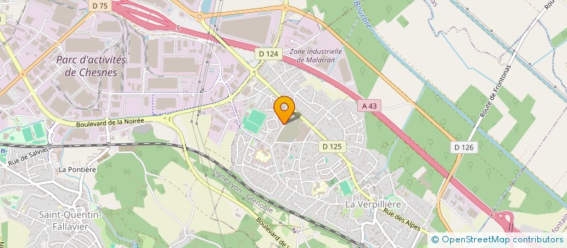 localisation de l'entreprise MONSIEUR OGUZHAN CELIK  LA VERPILLIERE