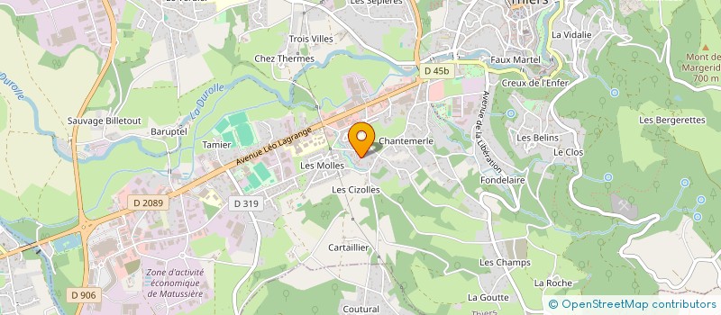 localisation de l'entreprise MONSIEUR OGUZHAN EZGI  THIERS