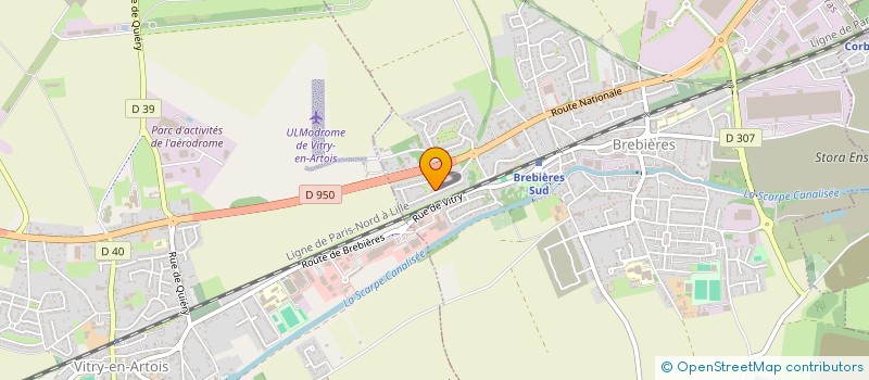 localisation de l'entreprise MONSIEUR OH NAM MARTOGLIO  BREBIERES