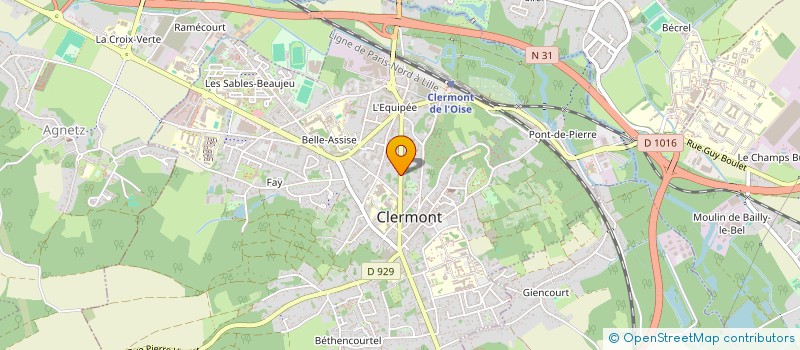 localisation de l'entreprise MONSIEUR OHANNES RASHO à CLERMONT