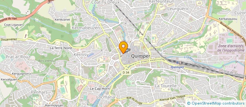 localisation de l'entreprise MONSIEUR OHEIKH DLOP à QUIMPER