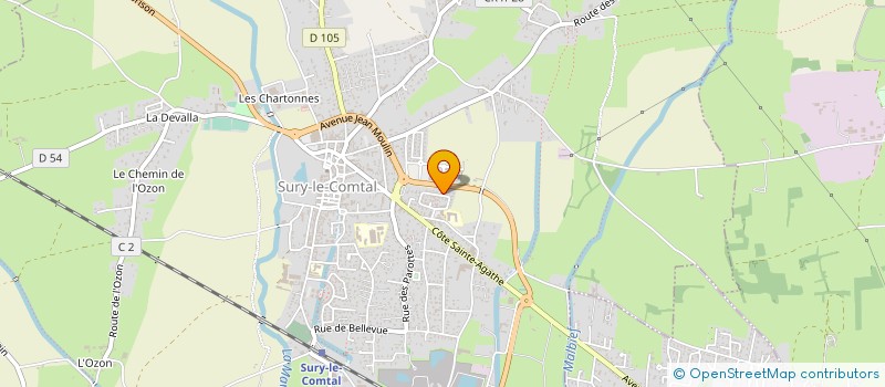 localisation de l'entreprise MONSIEUR OKAN BAS à SURY-LE-COMTAL