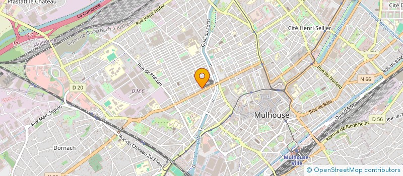 localisation de l'entreprise MONSIEUR OKAN CAN  MULHOUSE