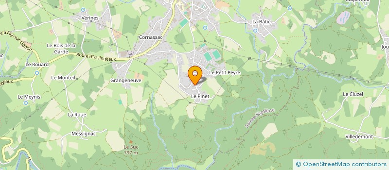 localisation de l'entreprise MONSIEUR OKAN CIFTCI  SAINTE-SIGOLENE