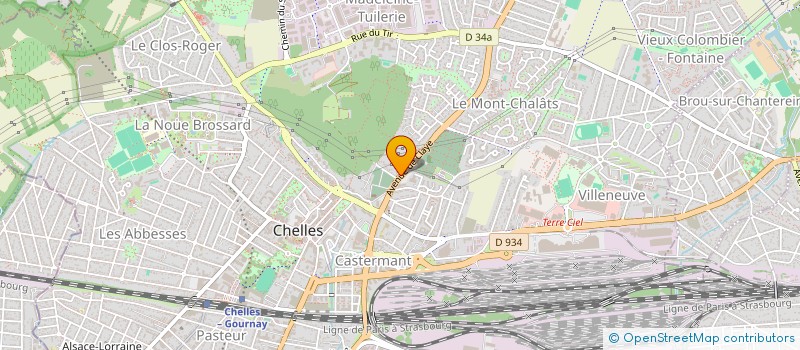 localisation de l'entreprise MONSIEUR OKAN ESEN  CHELLES