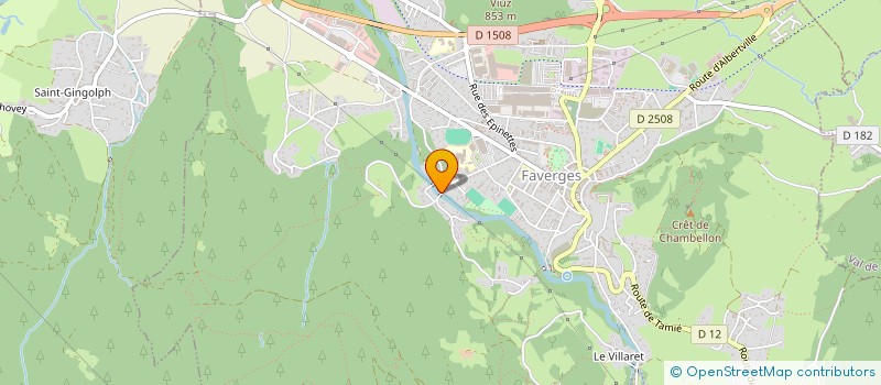 localisation de l'entreprise MONSIEUR OKAN INCE  FAVERGES-SEYTHENEX