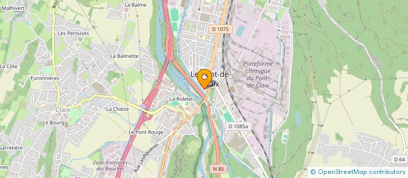 localisation de l'entreprise MONSIEUR OKAN KARACA  LE PONT-DE-CLAIX