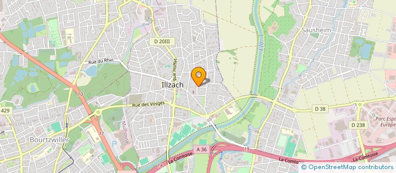 localisation de l'entreprise MONSIEUR OKAN KOC  ILLZACH