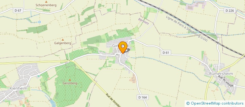 localisation de l'entreprise MONSIEUR OKAN YENIGUN  BERSTETT