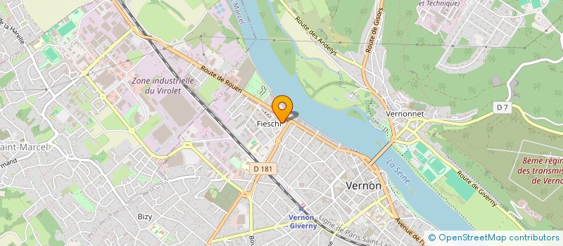 localisation de l'entreprise MONSIEUR OKBA TRAD  VERNON