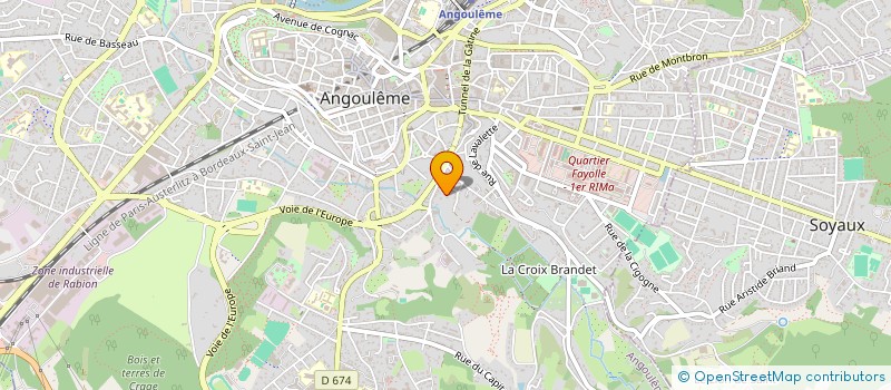localisation de l'entreprise MONSIEUR OKIAN AMRAM à ANGOULEME