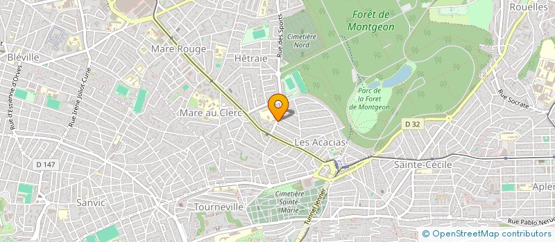 localisation de l'entreprise MONSIEUR OKKACHA MEZIANI  LE HAVRE