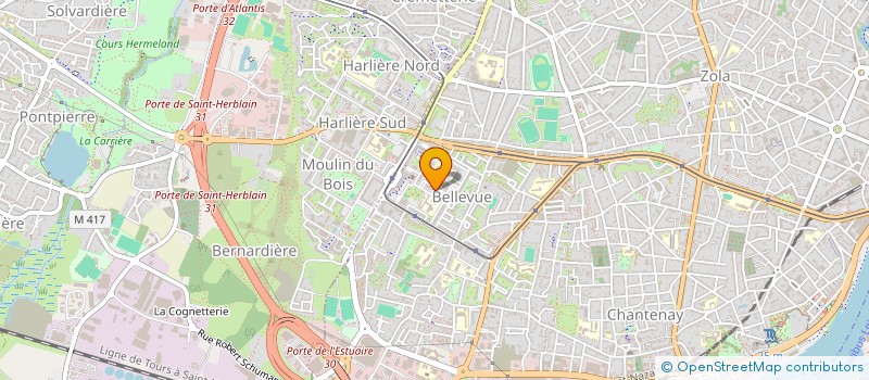 localisation de l'entreprise MONSIEUR OKOU GALE à NANTES