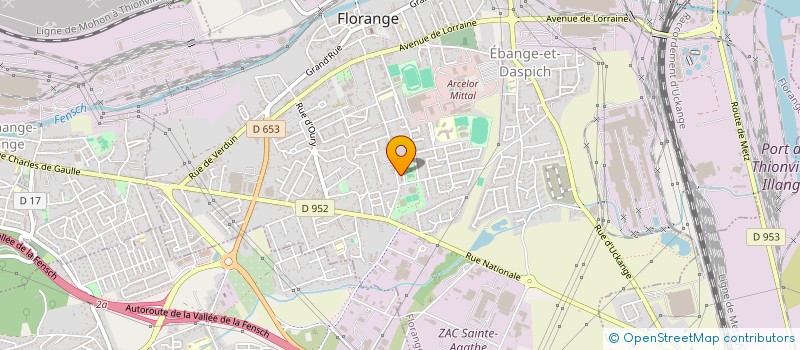 localisation de l'entreprise MONSIEUR OKPONUNG UMO  FLORANGE