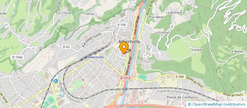 localisation de l'entreprise MONSIEUR OKTAY ARIKAN  ALBERTVILLE