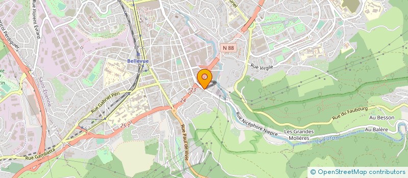 localisation de l'entreprise MONSIEUR OKTAY CERIT  SAINT-ETIENNE