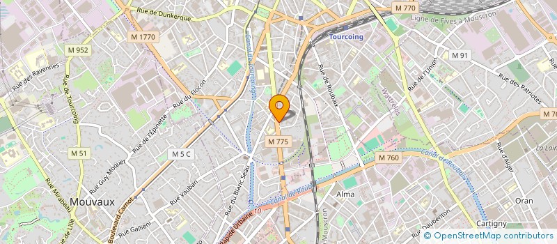 localisation de l'entreprise MONSIEUR OKTAY DEGIRMENCI  TOURCOING